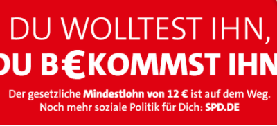 Der Mindestlohn kommt!