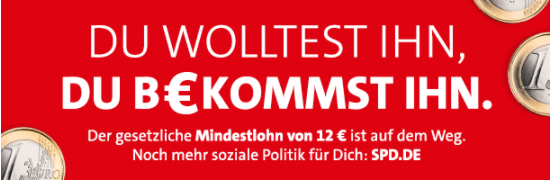 Der Mindestlohn kommt!