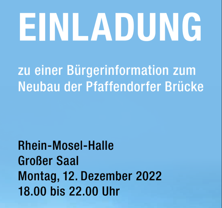 Einladung Brückeninfo!