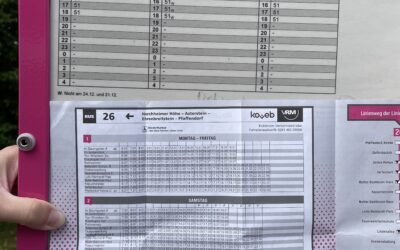 Busfahren in Pfaffendorf verbessern