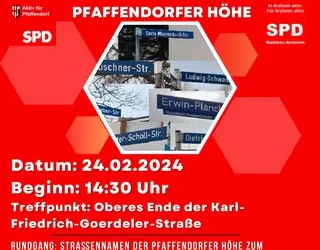 NS-Widerstandsrundgang über die Pfaffendorfer Höhe